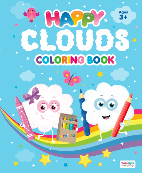 Happy Clouds Coloring Book