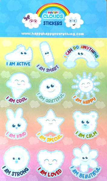 Happy Clouds Sticker Sheet