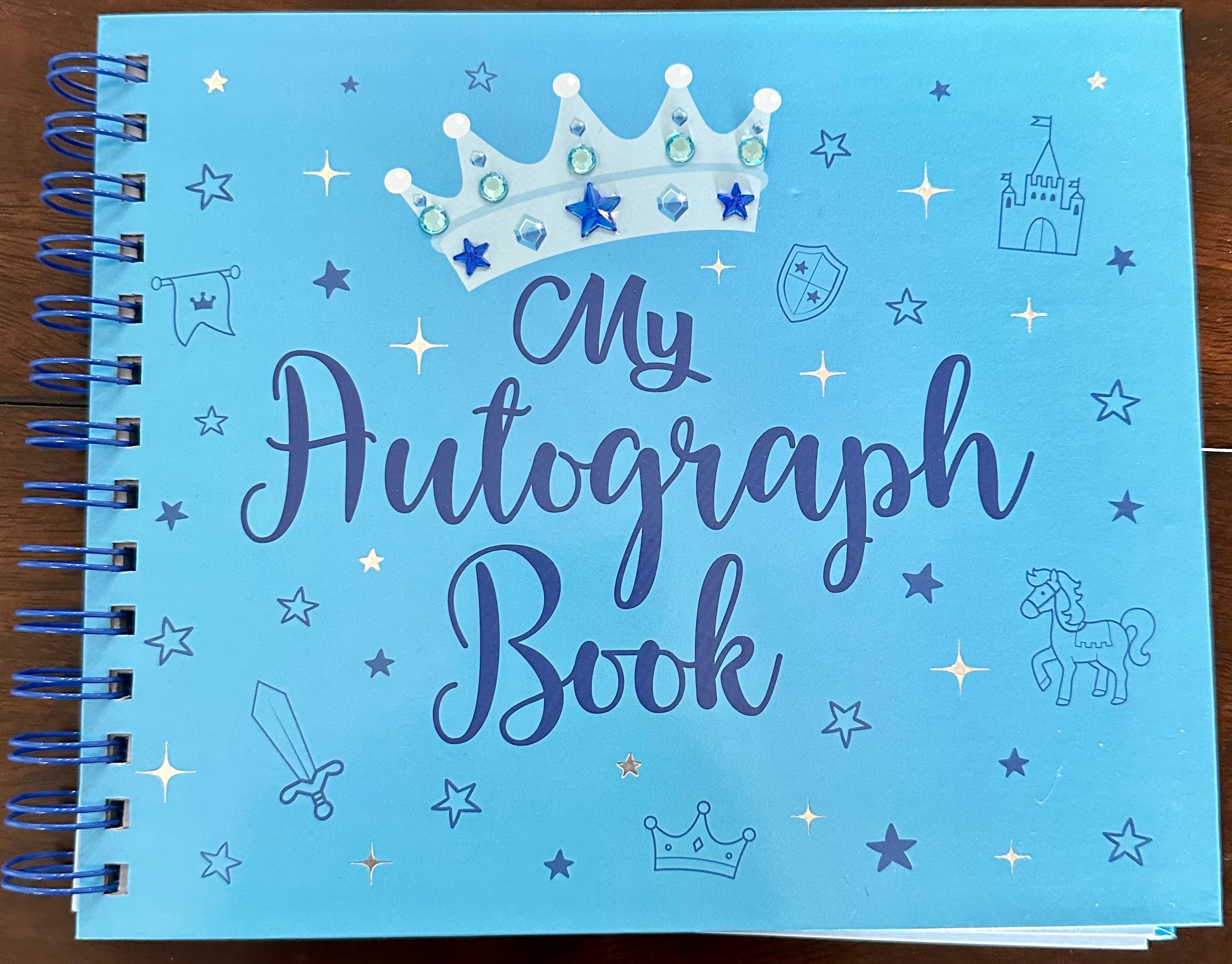 Prince Boy Autograph Book