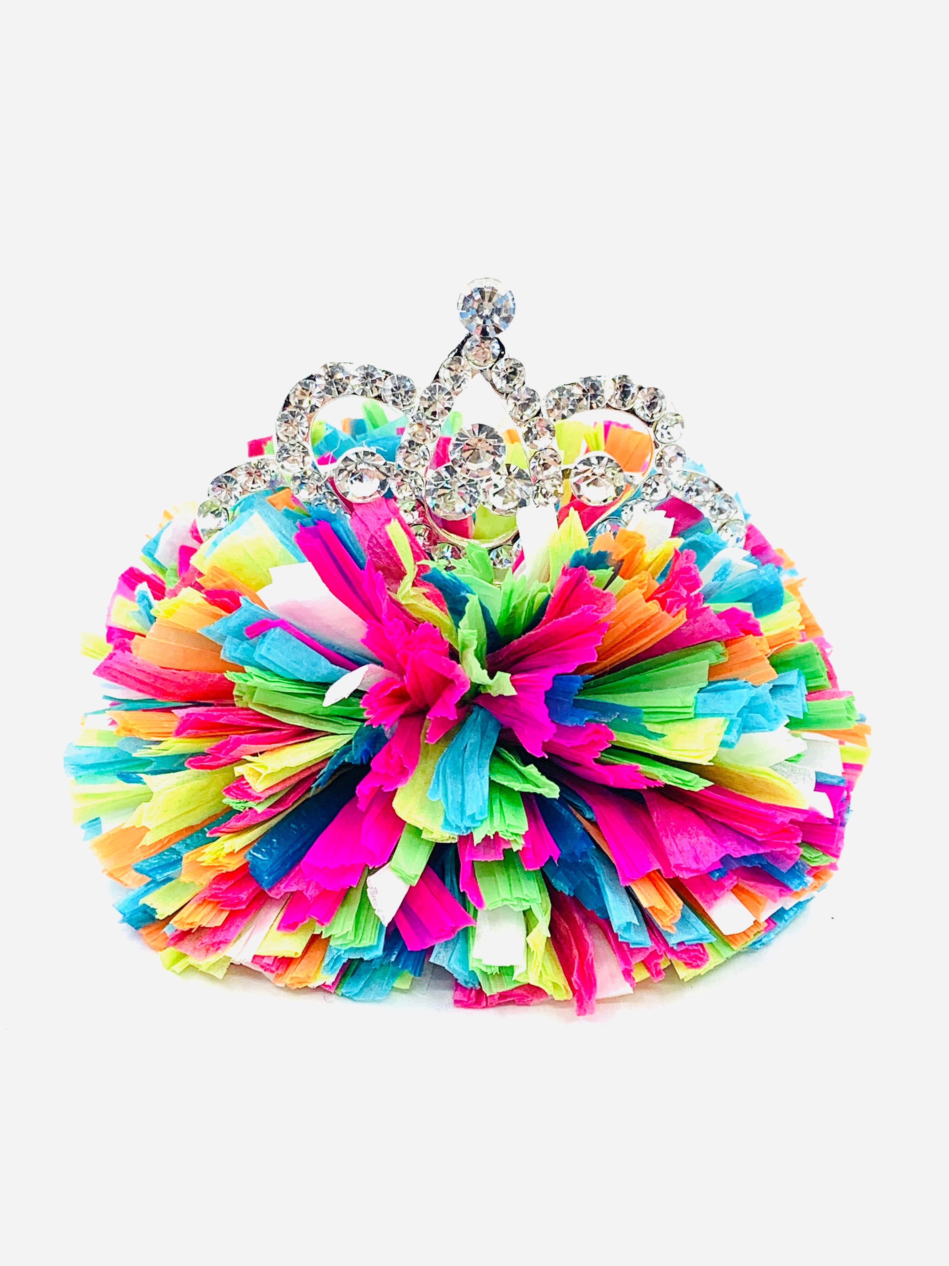 Happy Happy Hair Clip with Tiara
