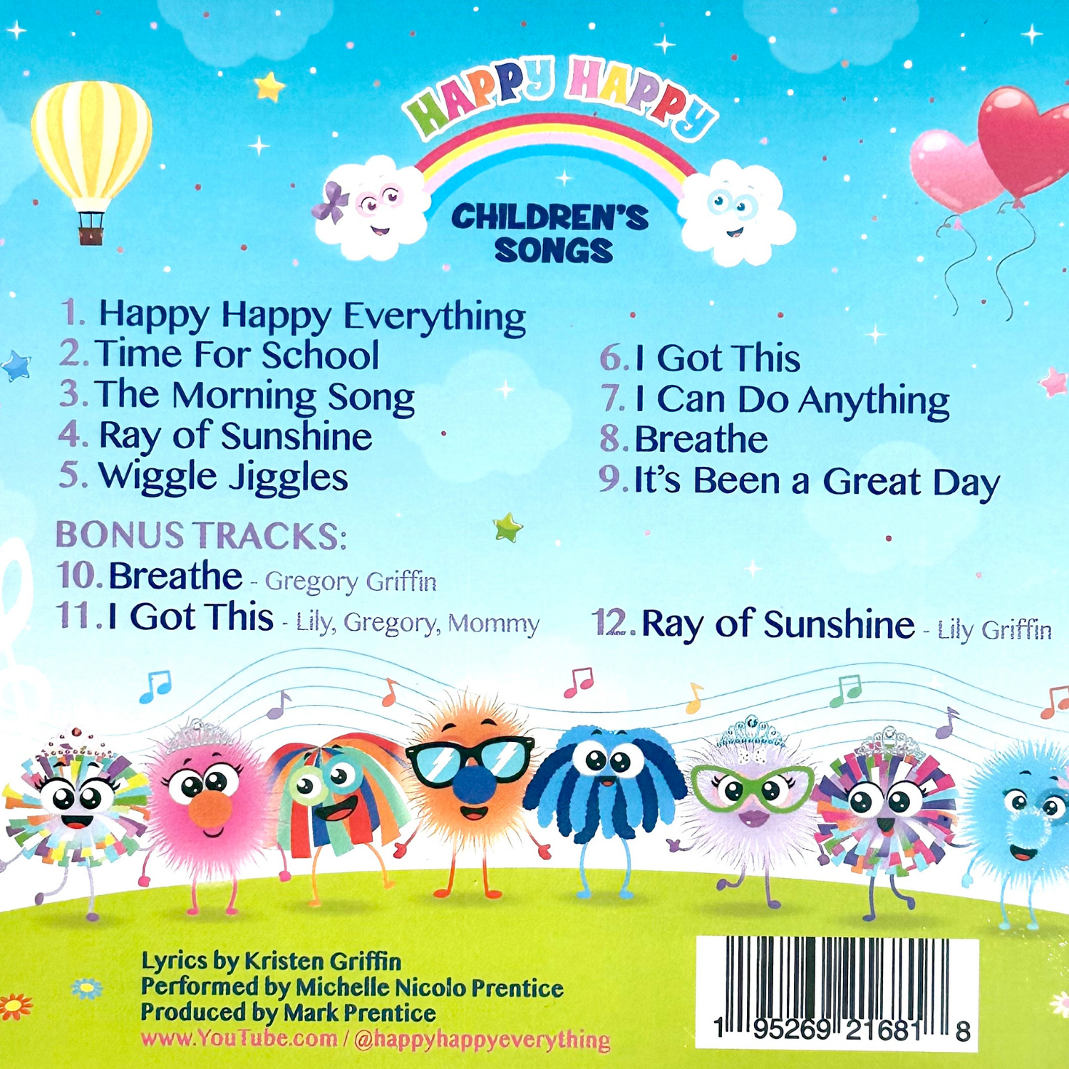Happy Happy Children's Songs CD