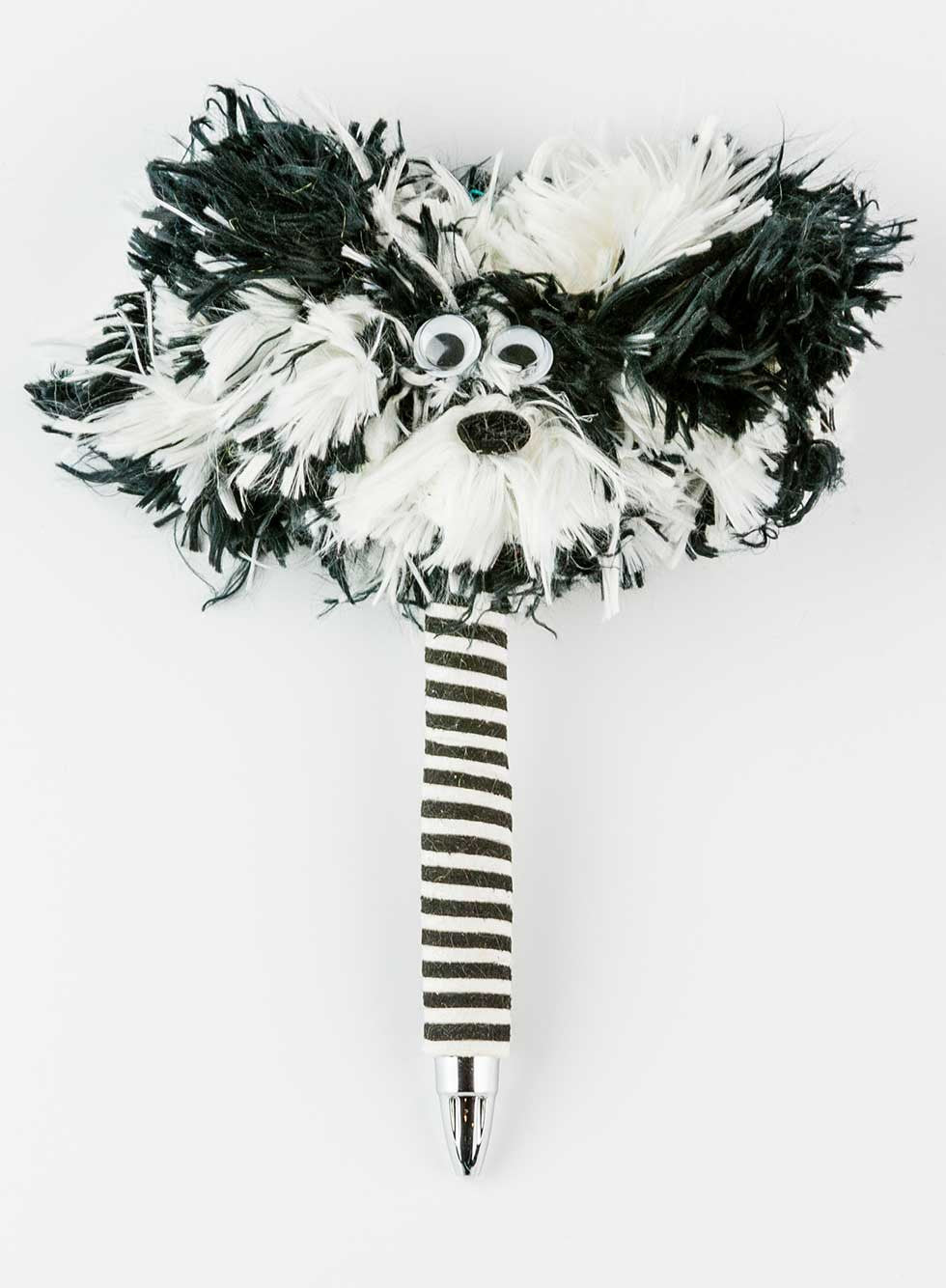 Black and White HappyHappy Everything Handmade Fluffy Specialty Puppy Pen