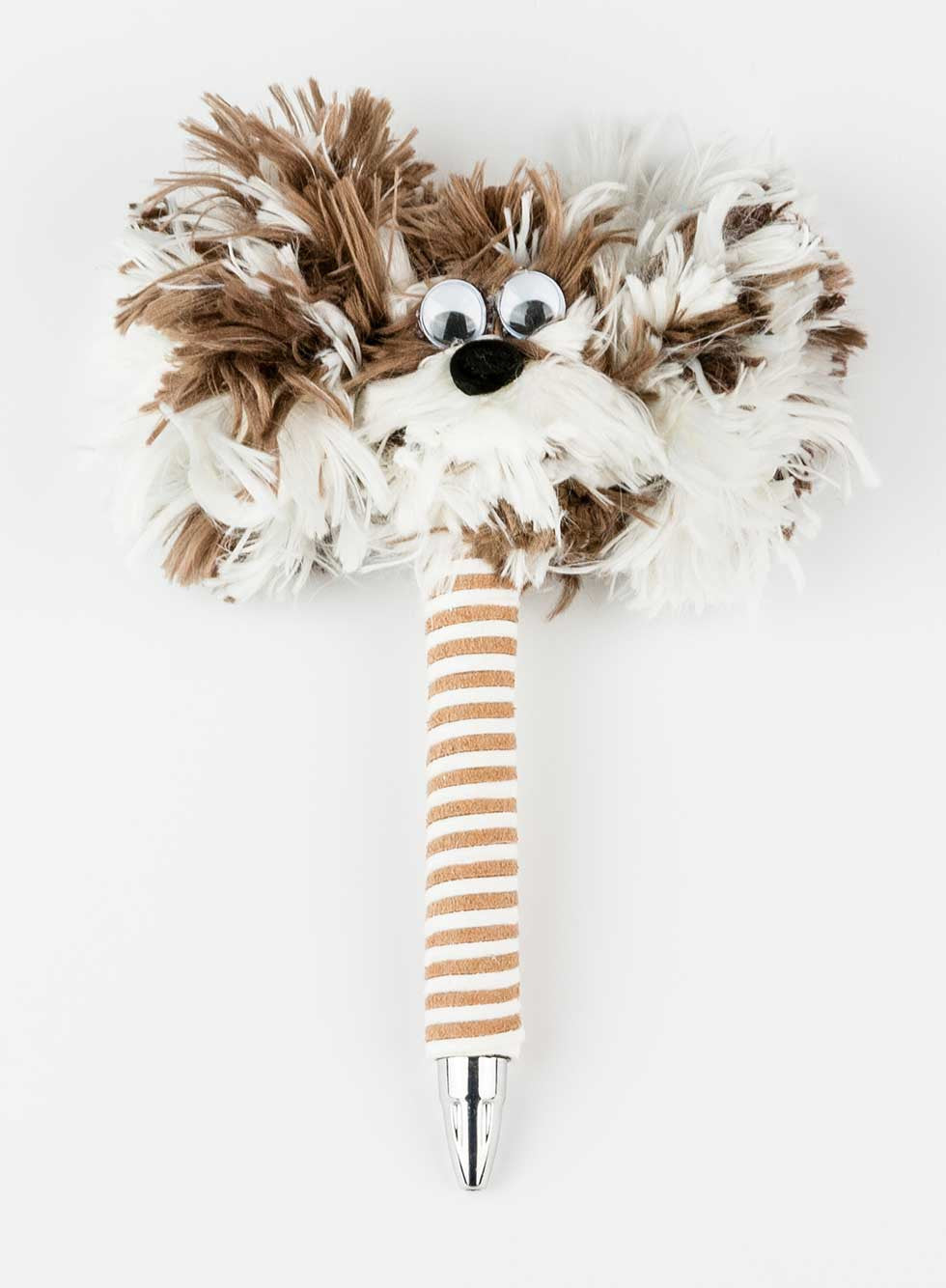 Brown and White HappyHappy Everything Handmade Fluffy Specialty Puppy Pen